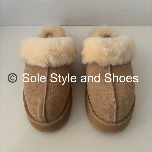 UGG Disquette Slippers Sand 8NEW in Box